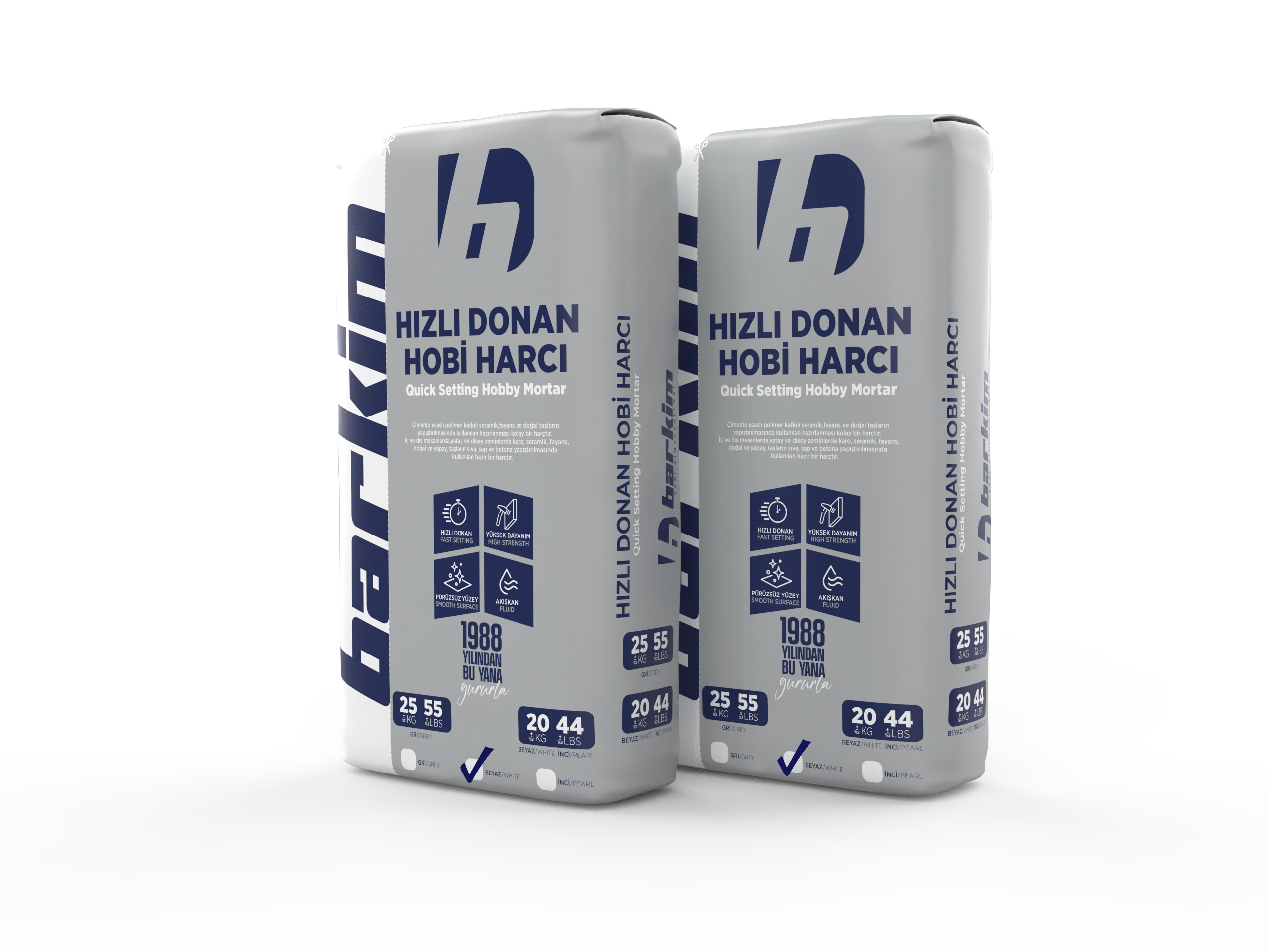 Hızlı Donan Hobi Harcı 20 Kg - Beyaz - 2440 - Görsel 3