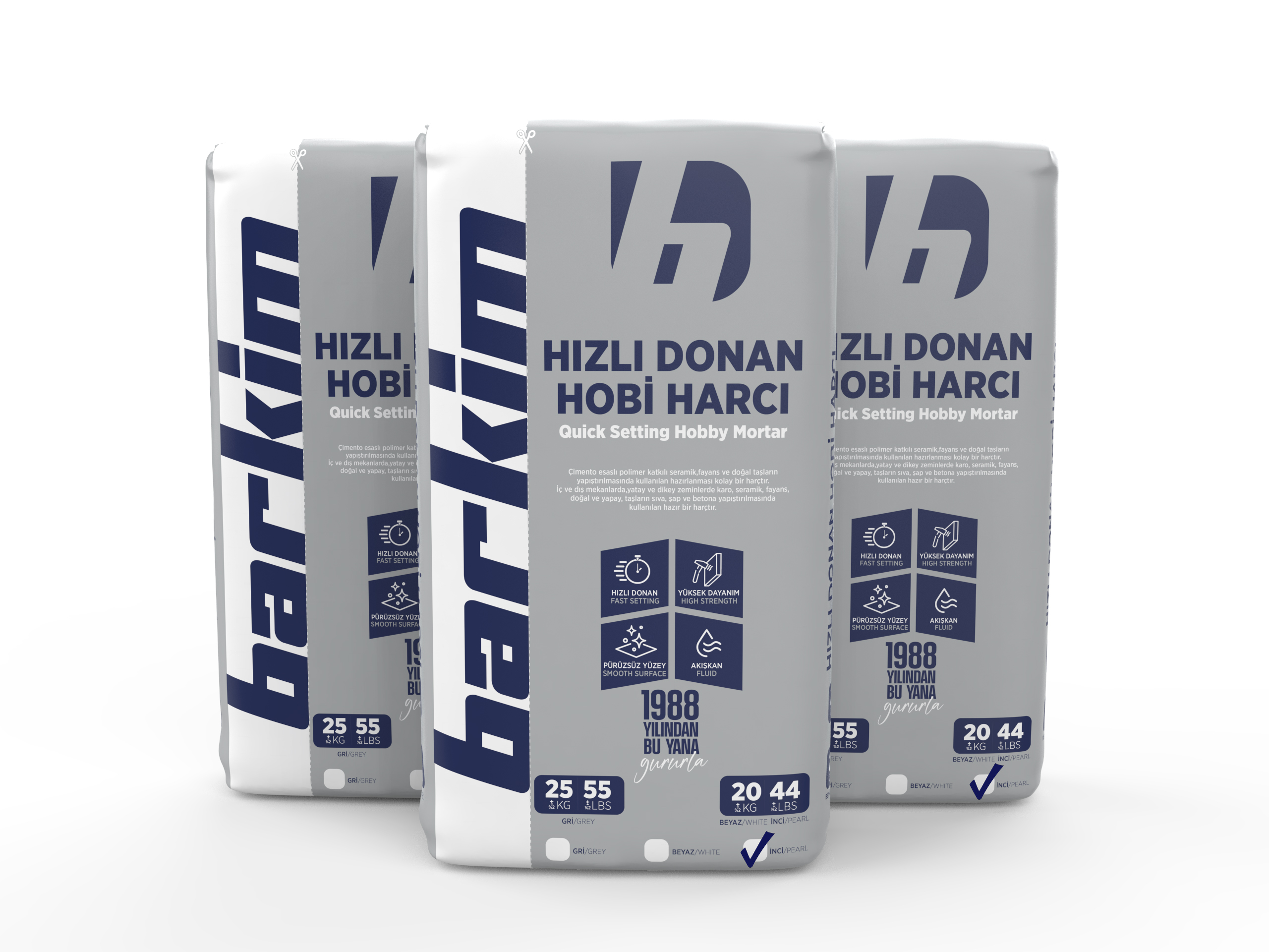 Hızlı Donan Hobi Harcı 20 Kg - İnci Beyaz - 2450 - Görsel 4