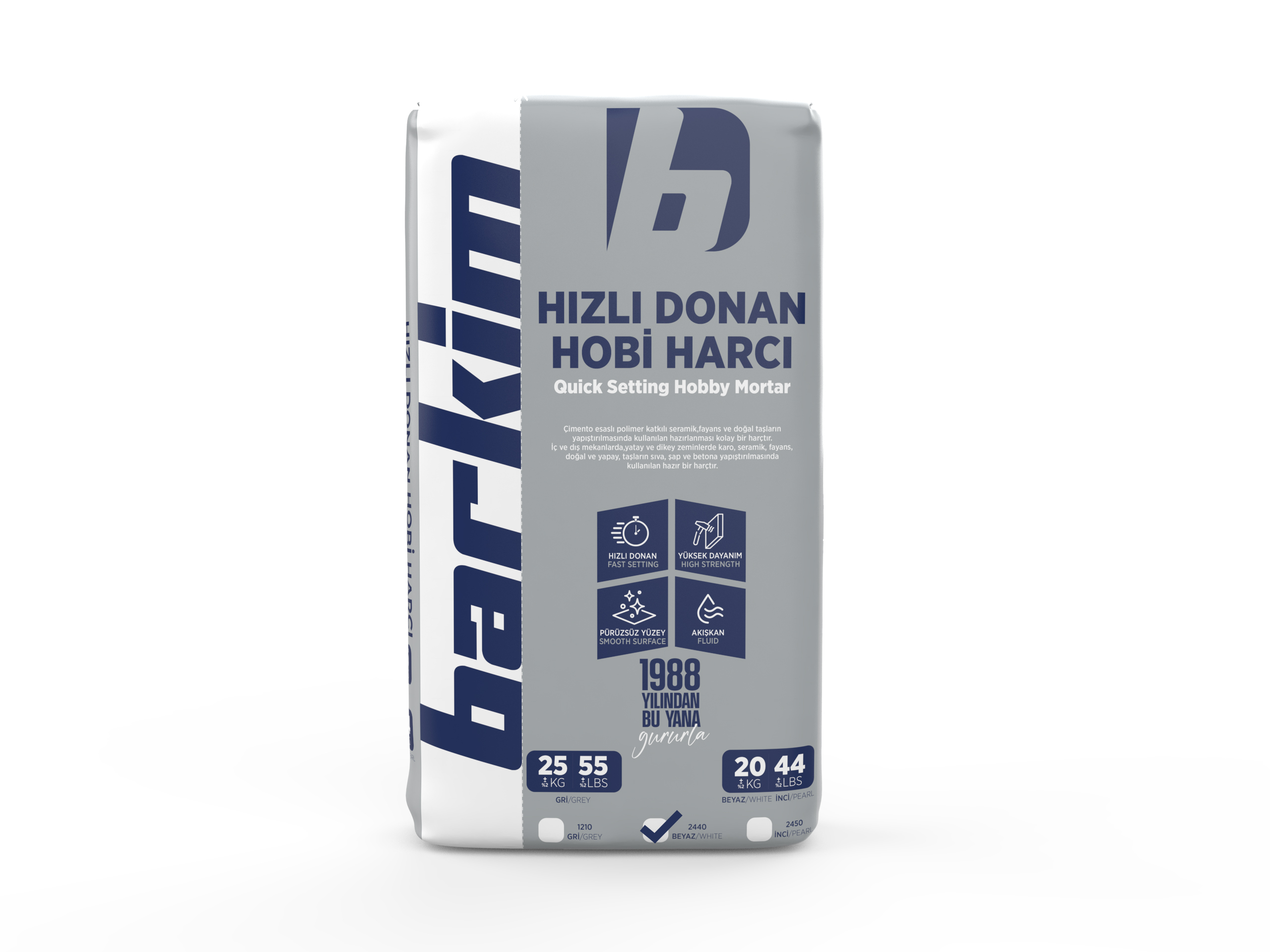 Hızlı Donan Hobi Harcı 20 Kg - Beyaz - 2440