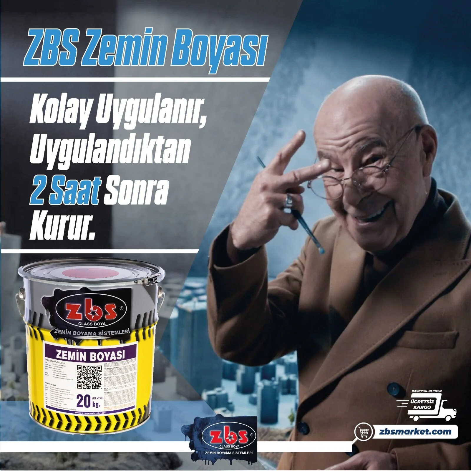 Zemin Boyası Koyu Gri 20 KG - Görsel 6